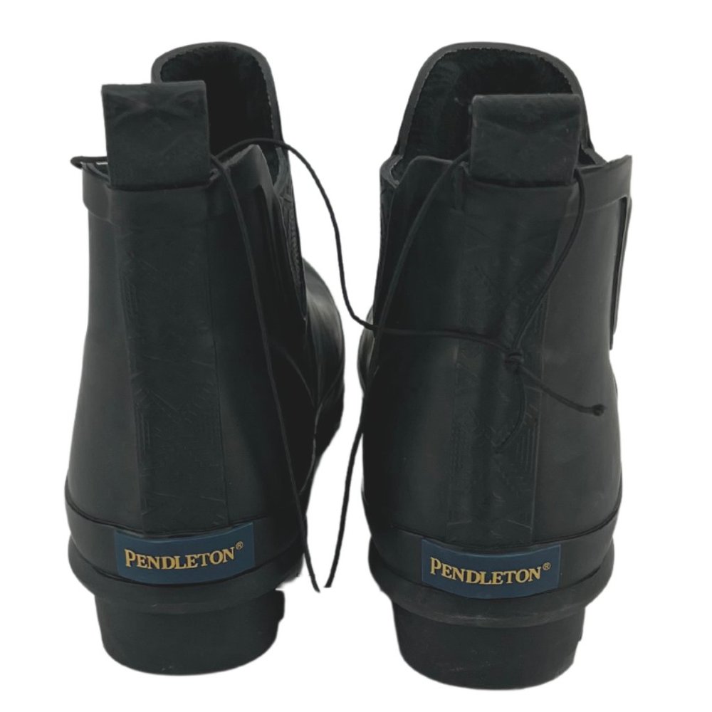 Pendleton | Women's Lined Rubber Chelsea Boots | Black | Various Sizes - Picture 5 of 7